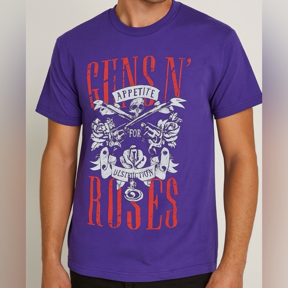 Guns N' Roses "Appetite for Destruction" Graphic T-Shirt Unisex Size Large